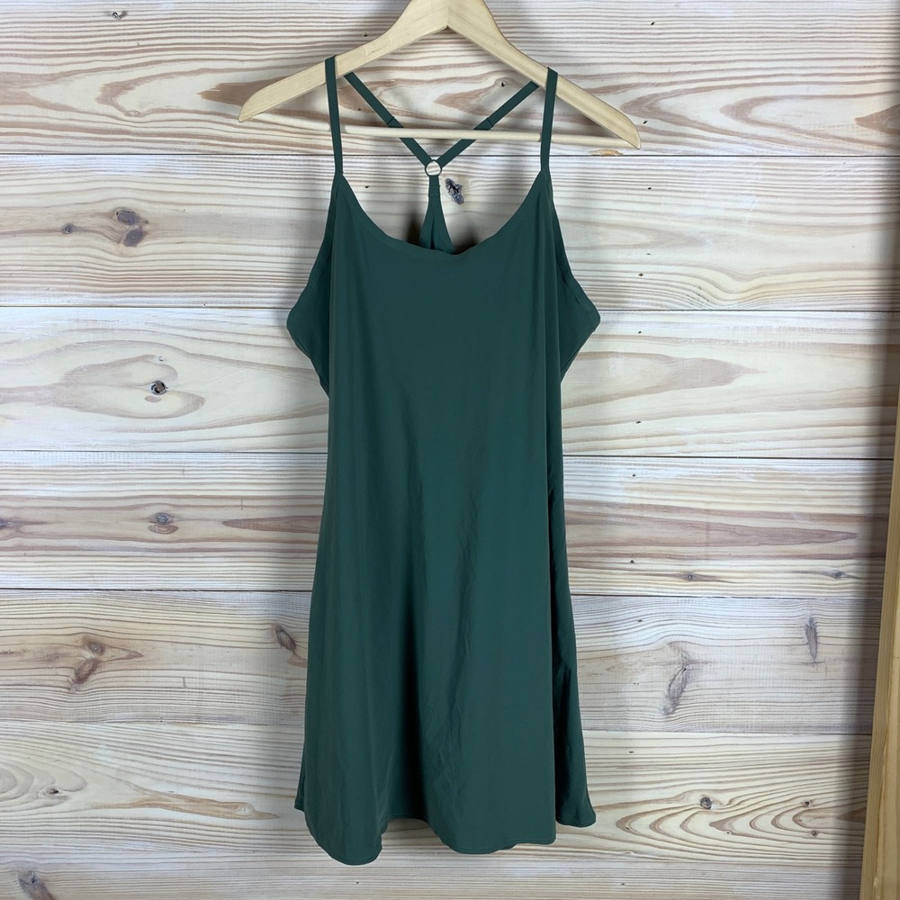 Outdoor Voices Dress Womens XL Green Racerback Tennis Pickleball